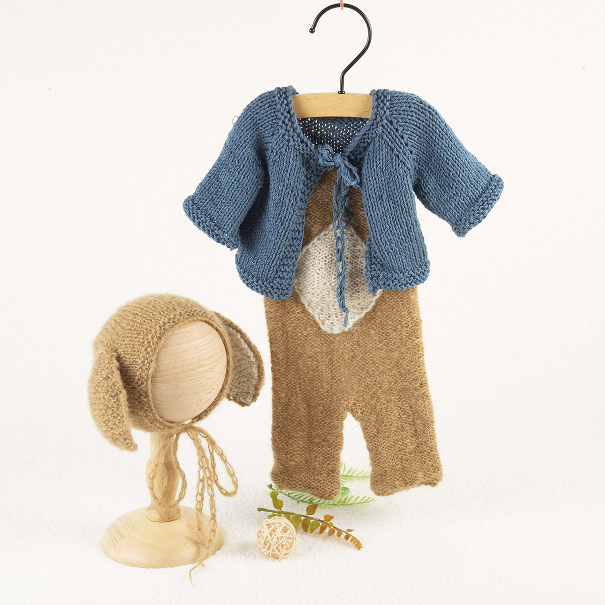 Baby Clothing Onesies - Vintage Knit Stretch Mohair Clothes Set