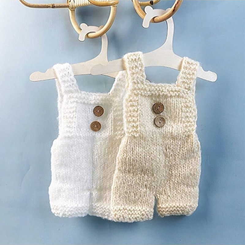 Baby Clothing Onesies - Newborn Photography Props Soft Mohair Knitted