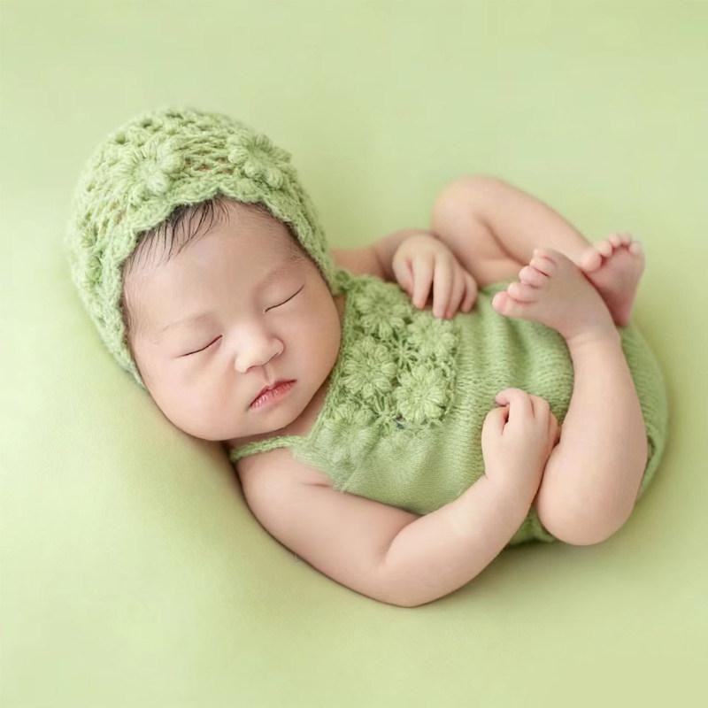 Baby Clothing Onesies - 2026Newborn mohair romper photography props,baby handmade