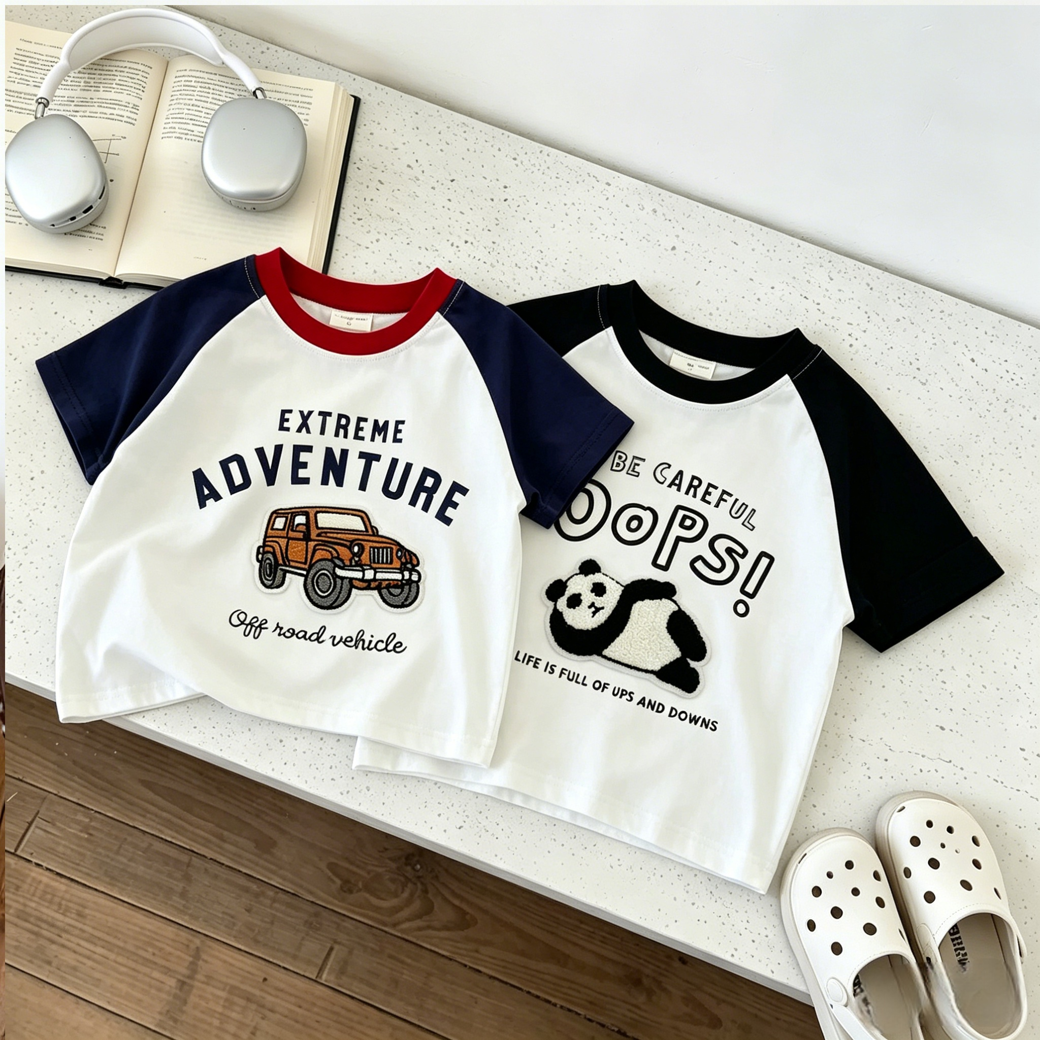 Baby Clothing Knitting Patterns - Toddler Hamburger Pattern T Shirt Kids