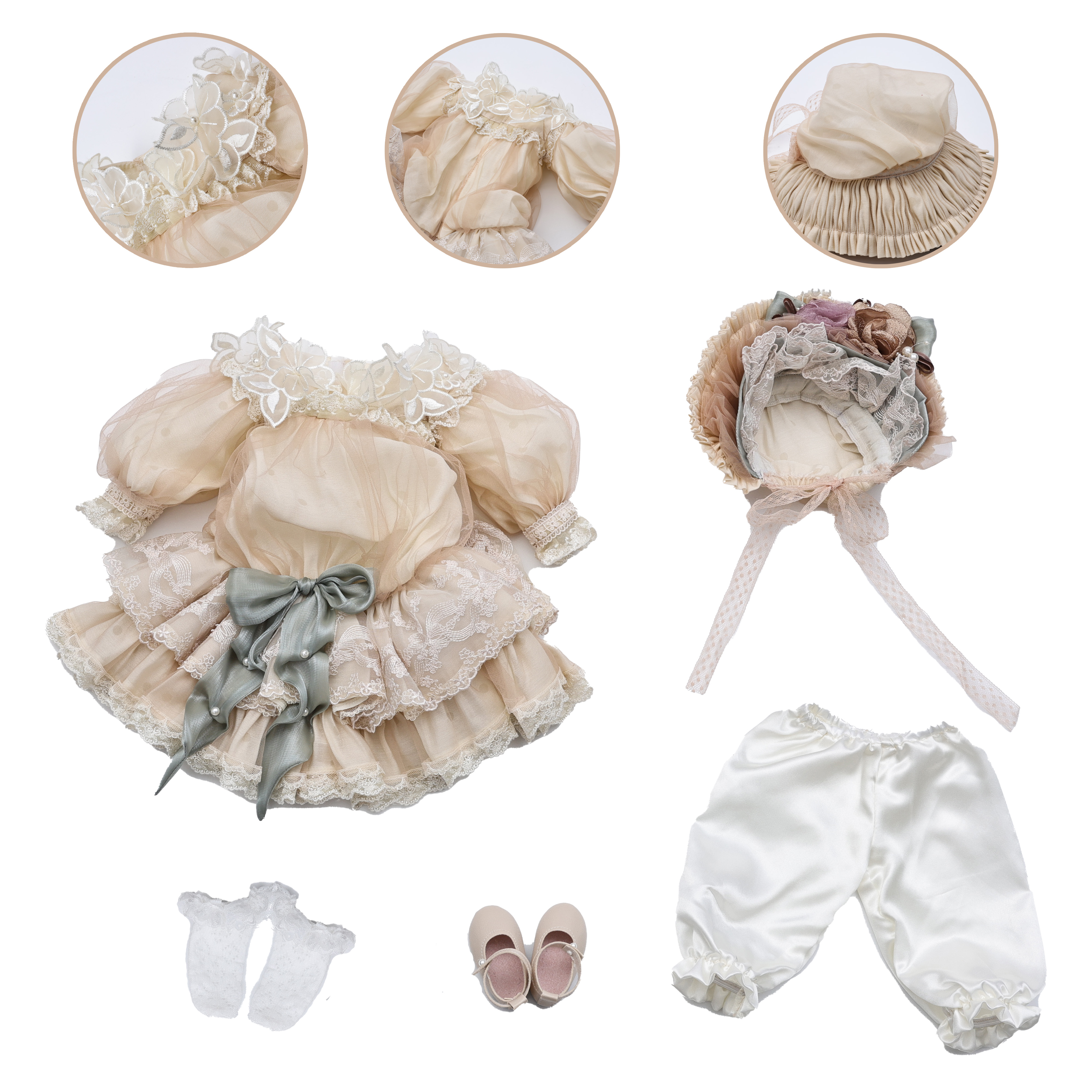 Baby Clothing Accessories - 35pcs Cloveray Reborn Baby Doll Clothes