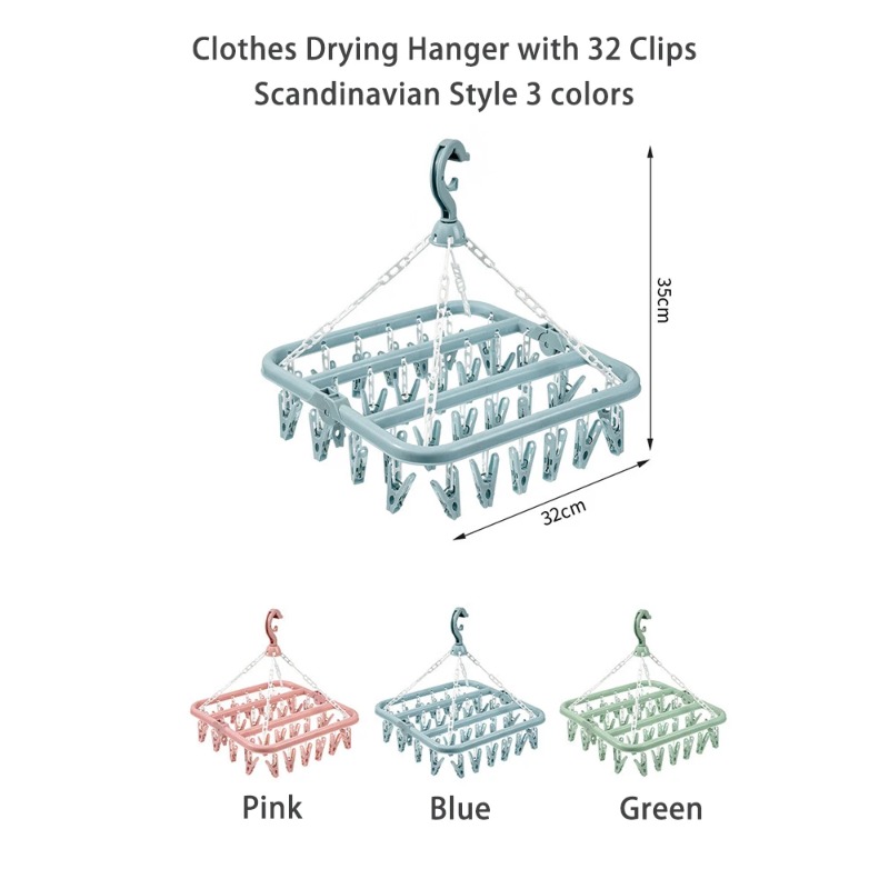 Clothes Drying Hanger with 32  – Baby Clothing Drying Rack Bewertung und Preis