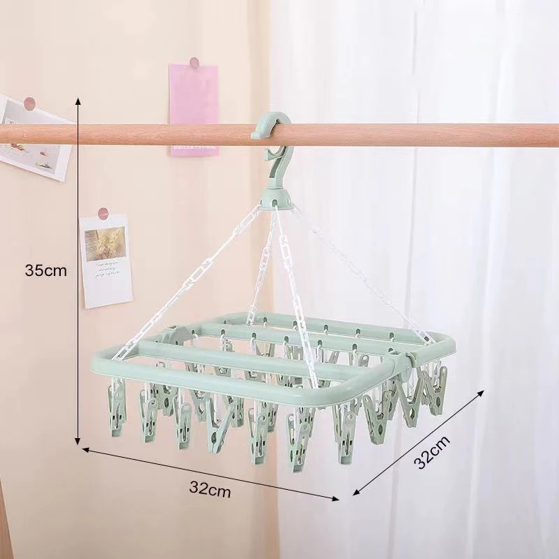 Clothes Drying Hanger with 32  – Baby Clothing Drying Rack Bewertung und Preis