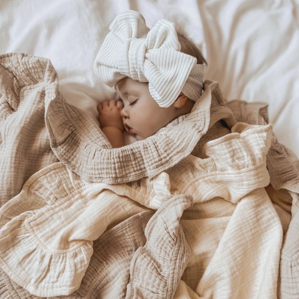 INS Ruffled Muslin Baby Swaddl – Baby Clothing Organic Cotton Bewertung und Preis