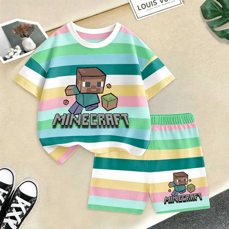 Minecrafted Girl boy Summer T  – Baby Clothing In Summer Bewertung und Preis