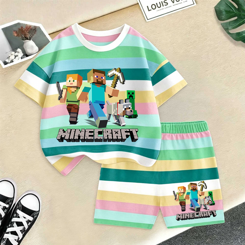 Minecrafted Girl boy Summer T  – Baby Clothing In Summer Bewertung und Preis
