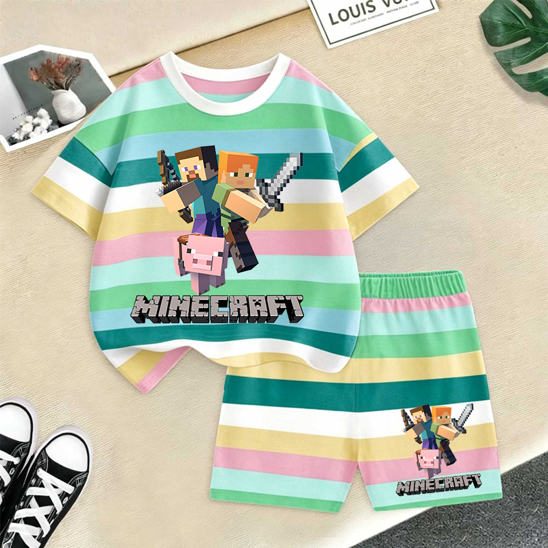 Minecrafted Girl boy Summer T  – Baby Clothing In Summer Bewertung und Preis