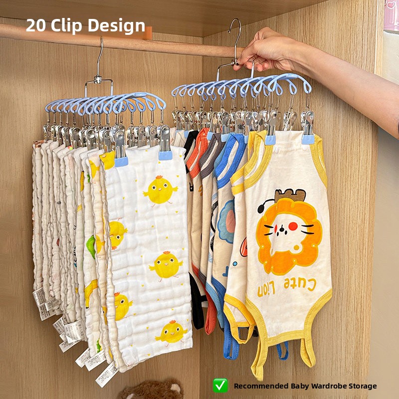 Baby Clothes Hanger Multi-clip – Baby Clothing Drying Rack Bewertung und Preis