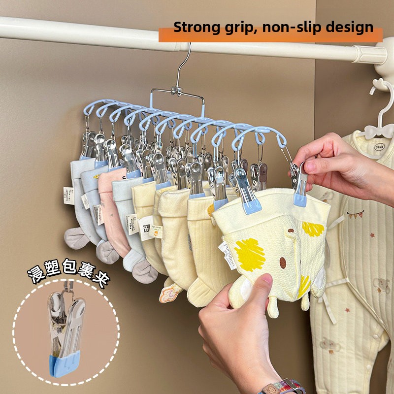 Baby Clothes Hanger Multi-clip – Baby Clothing Drying Rack Bewertung und Preis