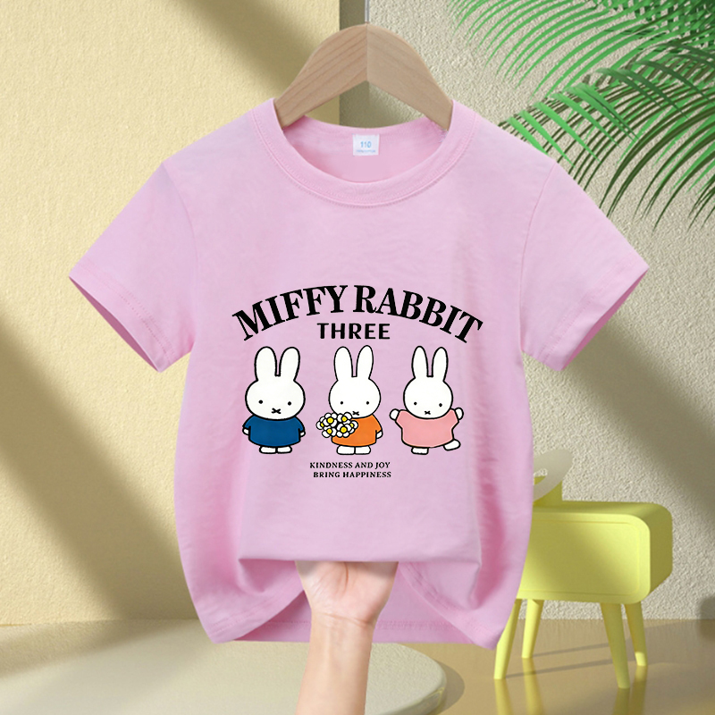 Cartoon Miffy Bunny T-Shirt Gi – Baby Clothing In Summer Bewertung und Preis