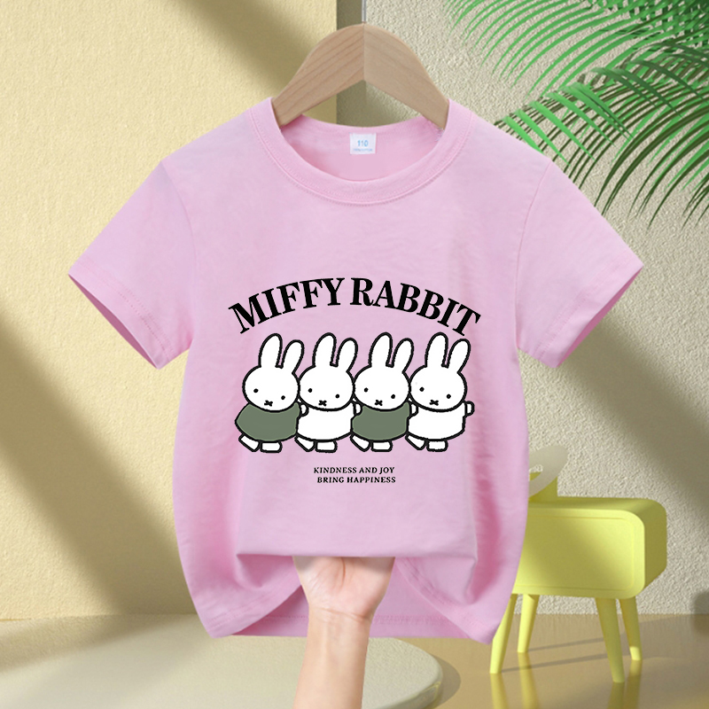 Cartoon Miffy Bunny T-Shirt Gi – Baby Clothing In Summer Bewertung und Preis