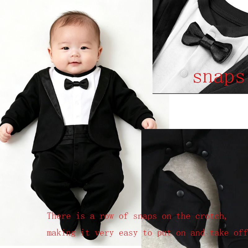 Newborn Boy Gentleman Tuxedo F – Baby Clothing Onesies Bewertung und Preis