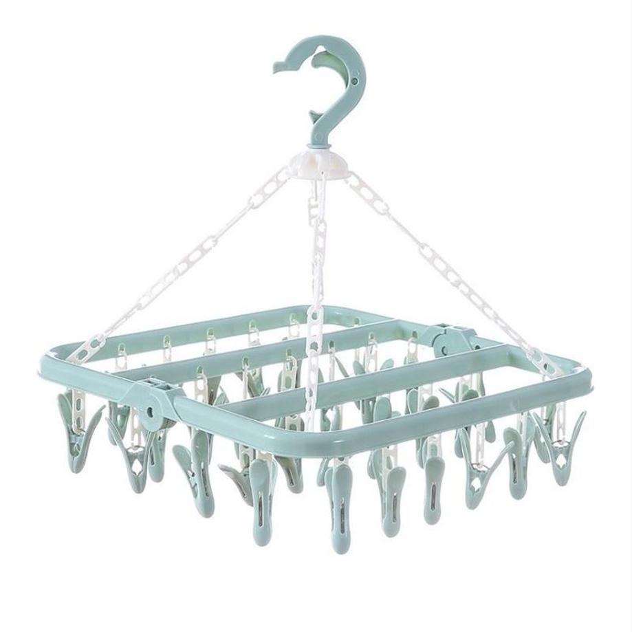 1 Pcs 32 Clips Folding Clothes – Baby Clothing Drying Rack Bewertung und Preis