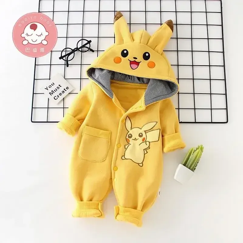 New Cute Cartoon Pokemon Pikac – Baby Clothing Onesies Bewertung und Preis