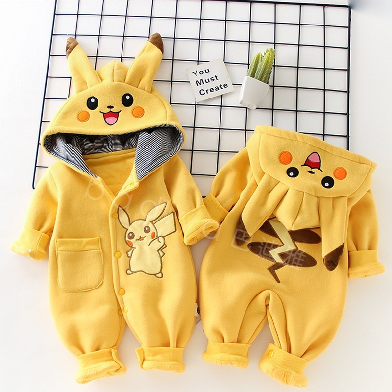 New Cute Cartoon Pokemon Pikac – Baby Clothing Onesies Bewertung und Preis