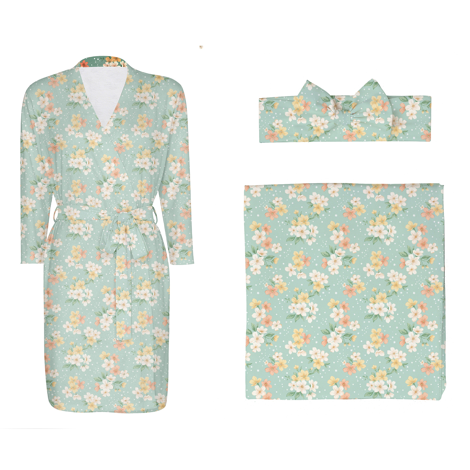 Mommy and Me Robe Swaddle Set  – Baby Clothing Night Bewertung und Preis