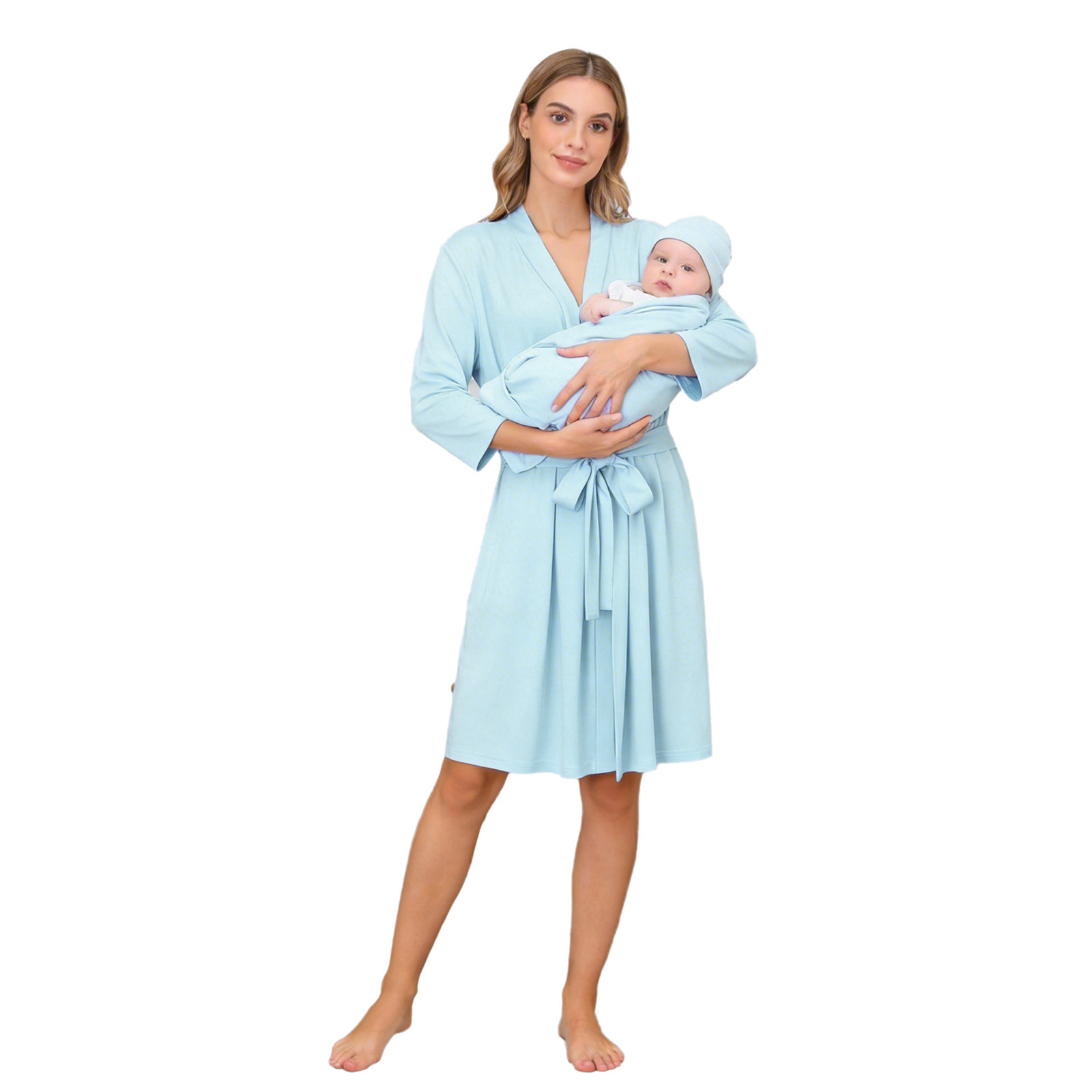 Mommy and Me Robe Swaddle Set  – Baby Clothing Night Bewertung und Preis