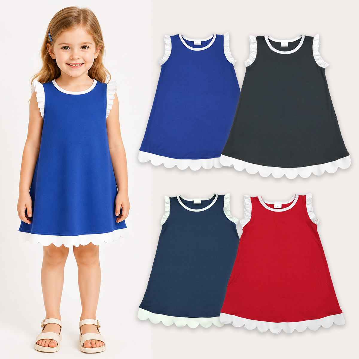Kids Dress Clothes Baby Girls  – Baby Clothing Wholesale Bewertung und Preis
