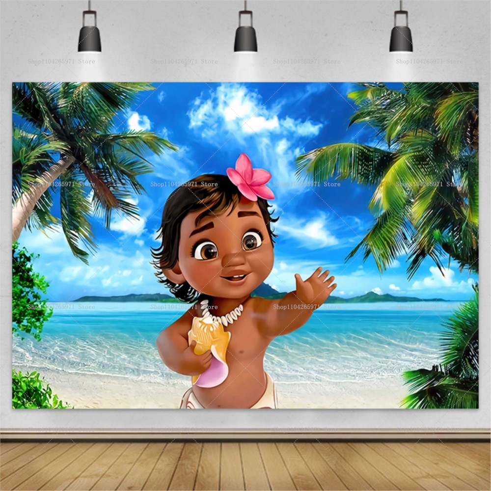 Baby Moana Theme Summer Birthd – Baby Clothing In Summer Bewertung und Preis