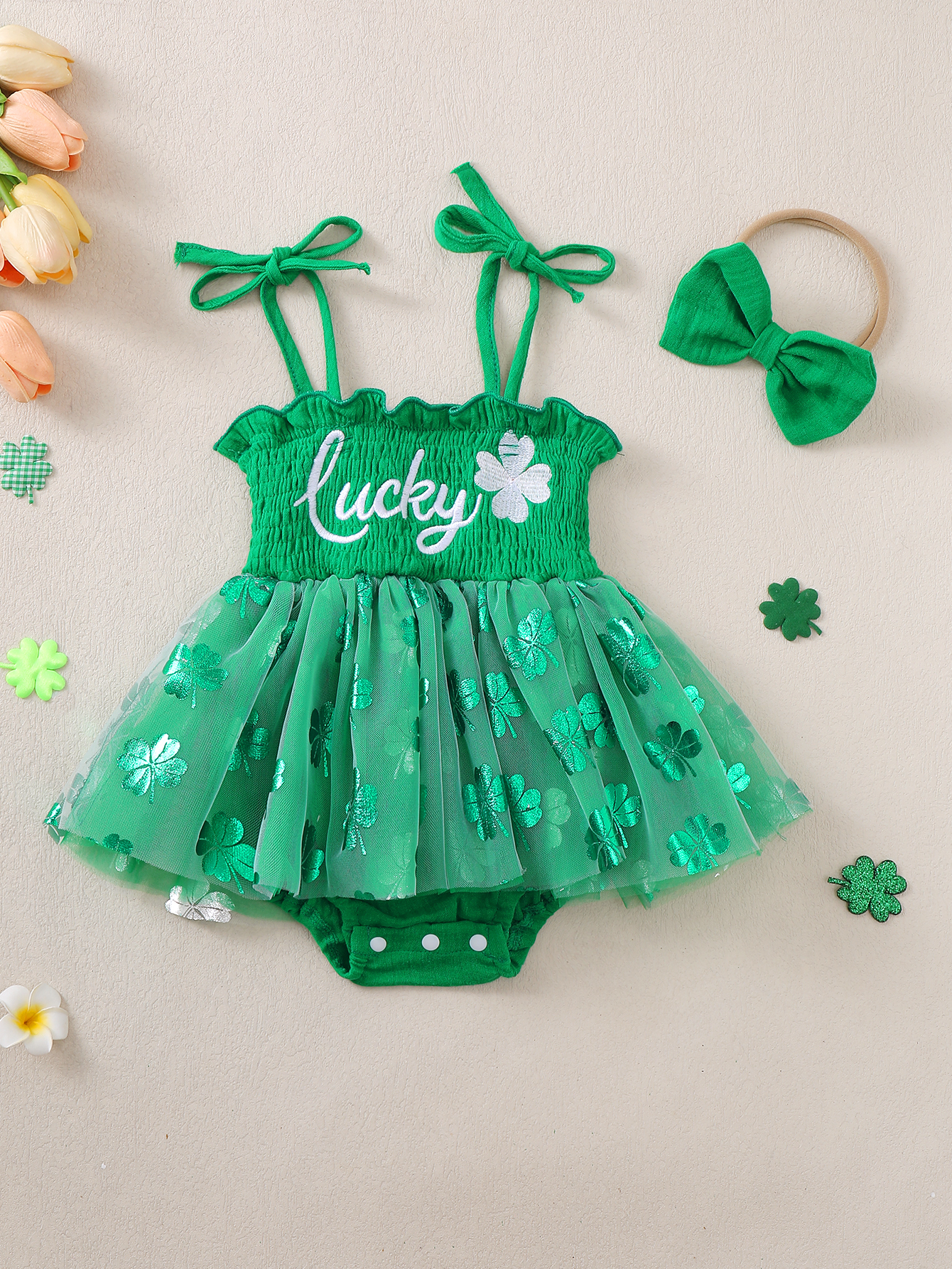 Green Four-leaf Clover Pattern – Baby Clothing Knitting Patterns Bewertung und Preis