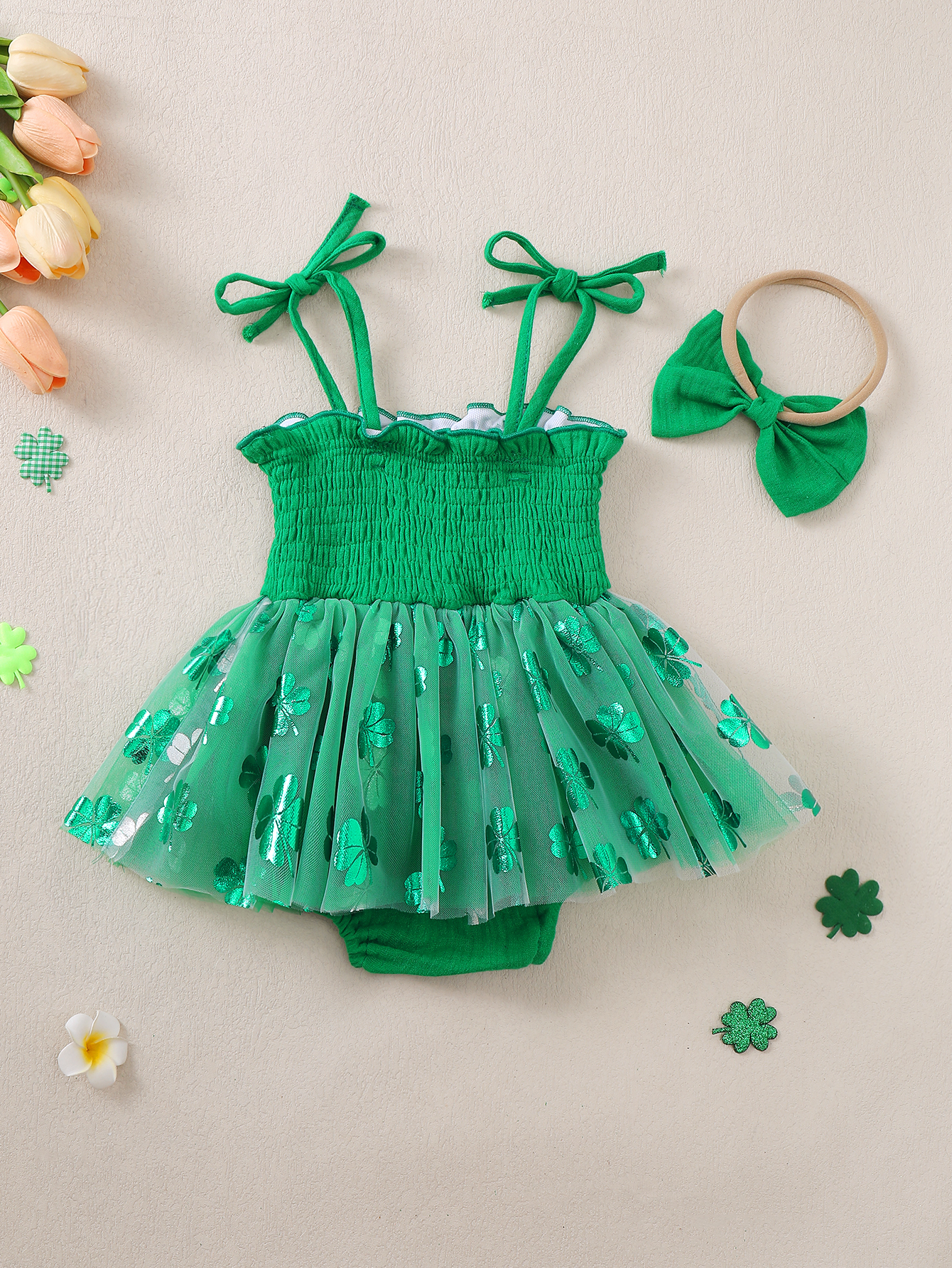 Green Four-leaf Clover Pattern – Baby Clothing Knitting Patterns Bewertung und Preis