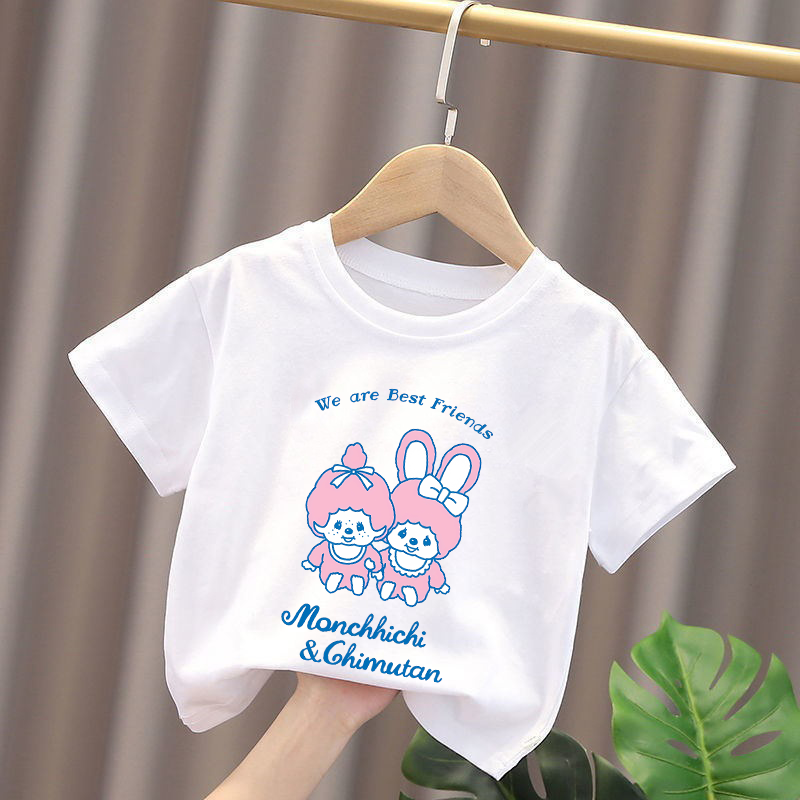 Monchhichi Kids T-shirts Anime – Baby Clothing In Summer Bewertung und Preis