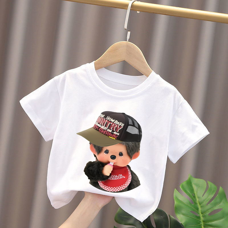 Monchhichi Kids T-shirts Anime – Baby Clothing In Summer Bewertung und Preis