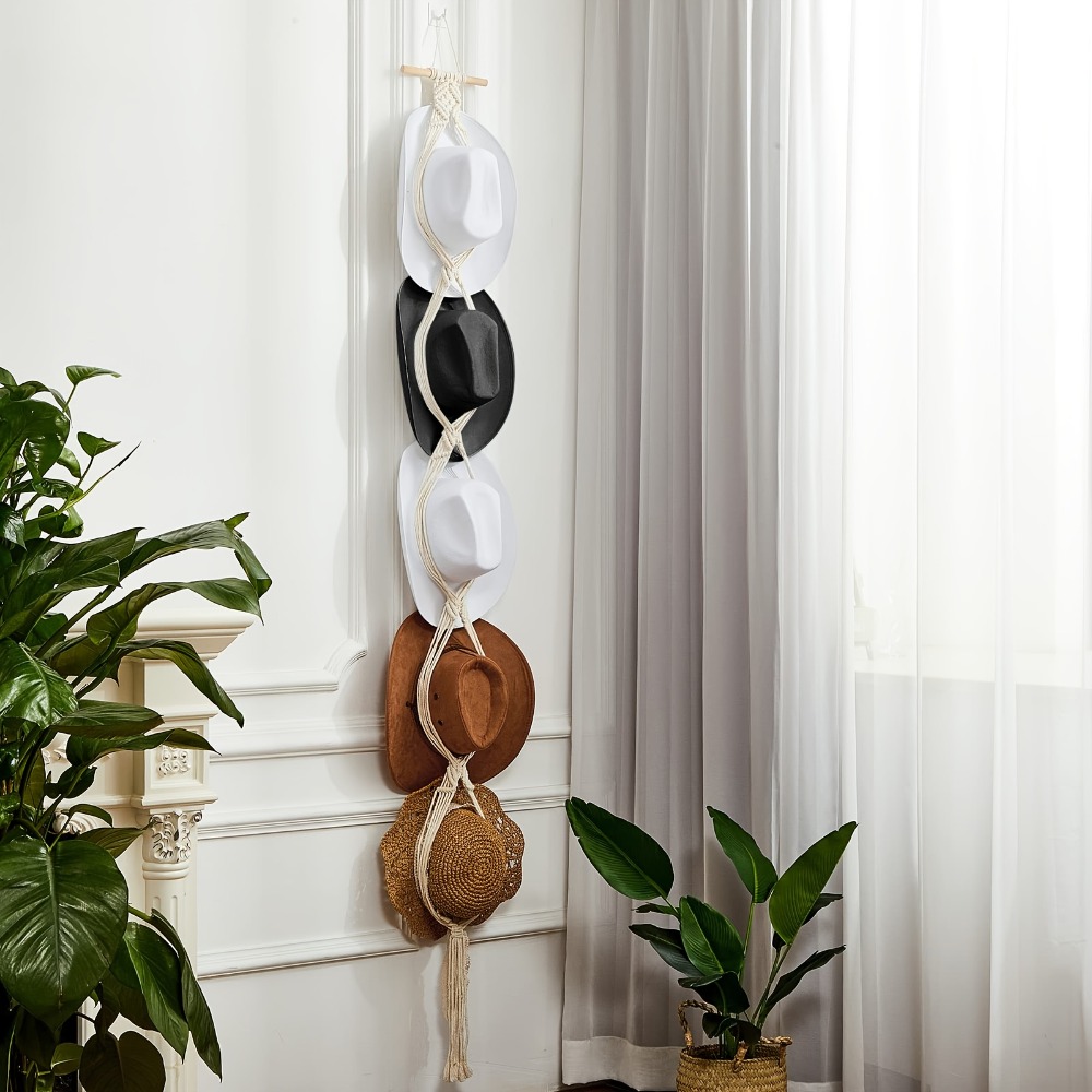 Bohemian Macrame Hat Hanger Ha – Sun Hat Wide Brim Bewertung und Preis
