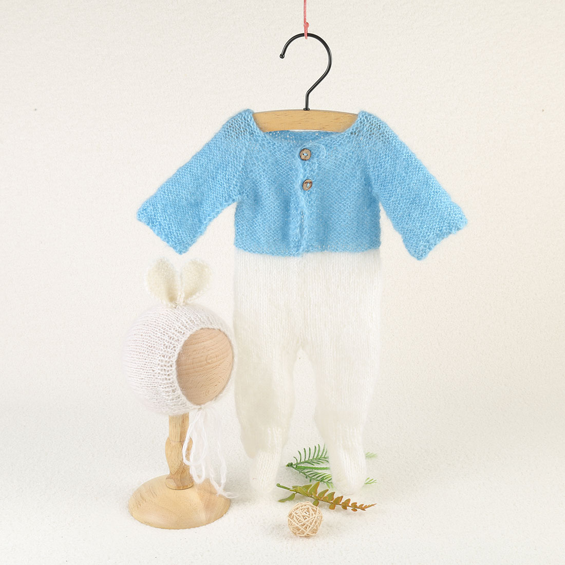 Vintage Knit Fluffy Teddy Bear – Baby Clothing Onesies Bewertung und Preis