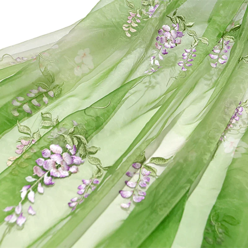 Wisteria Embroidery Fabric DIY – Baby Clothing In Summer Bewertung und Preis