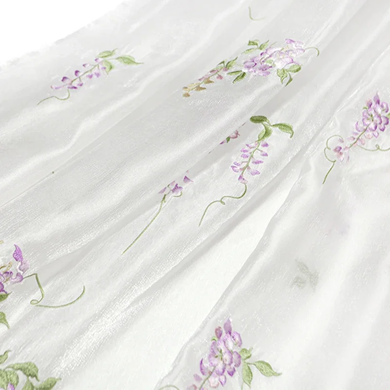 Wisteria Embroidery Fabric DIY – Baby Clothing In Summer Bewertung und Preis
