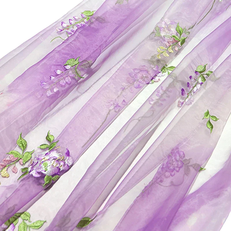 Wisteria Embroidery Fabric DIY – Baby Clothing In Summer Bewertung und Preis