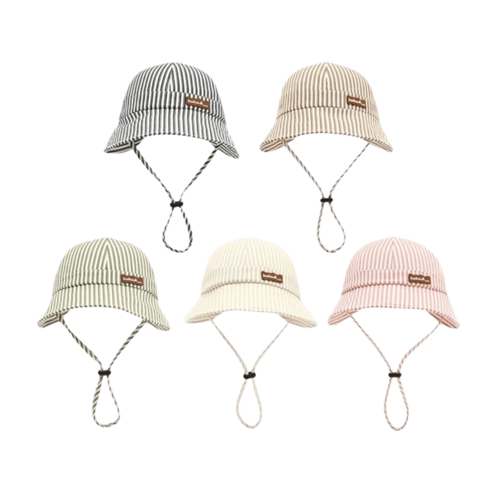 New Striped Baby Bucket Hat Ad – Sun Hat Wide Brim Bewertung und Preis
