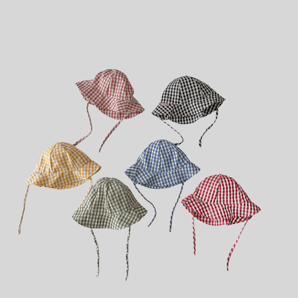 Ins Style Plaid Baby Bucket Ha – Sun Hat Wide Brim Bewertung und Preis